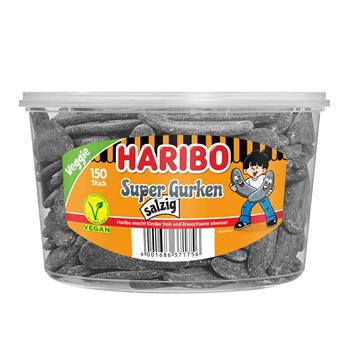 Haribo Super Gurken salzig 1350 g.