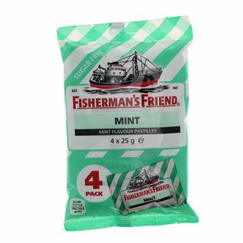 Fisherman's Friend Mint Green Stripe 4-pak 100 g