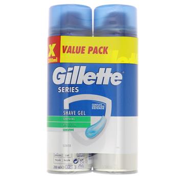 Gillette Series Gel Sensitive dobbeltpakke