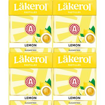 Cloetta Läkerol Lemon 4x25g