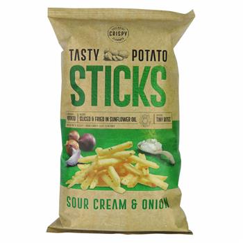 Crispy Sticks Sour Cream & Onion 125 g.