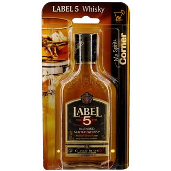 Label 5 Whisky 40% 0,2 l.