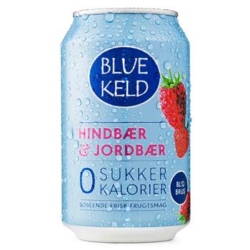 Blue Keld Hindbær/Jordbær 24x0,33 l.