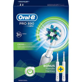 Braun Oral B Pro 890 White el-tandbørste