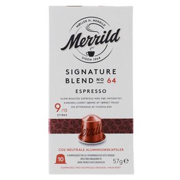 Merrild Signature Blend No.64 Ncc Alu 10 kapsler