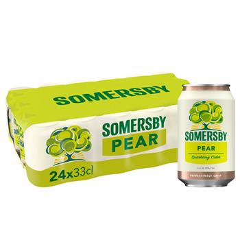 Somersby Pear - pærecider 4,5%, 24x33cl. dåse