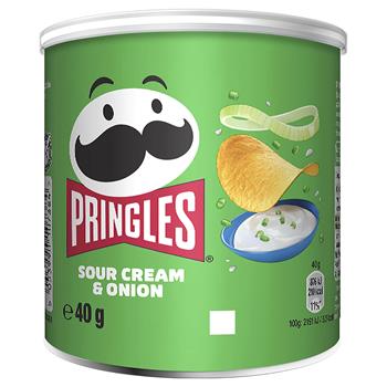 Pringles Sour Cream & Onion 12x40 g.