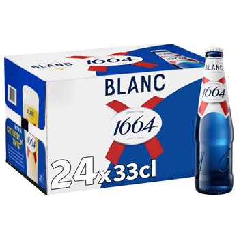 Kronenbourg  1664 Blanc - hvedeøl 5% øl, 24x33cl. flaske
