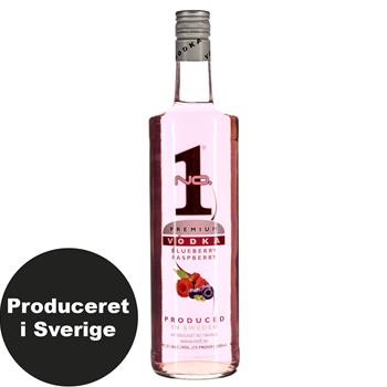 No.1 Premium Vodka Raspberry/Blueberry 37,5% 1 l.