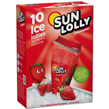 Sun Lolly Jordbær 10 stk.%