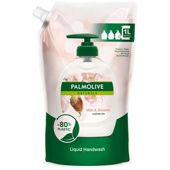 Palmolive flydende håndsæbe Almond Refill 1000 ml