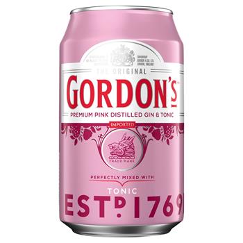 Gordons Pink Gin & Tonic 0,33l+pant