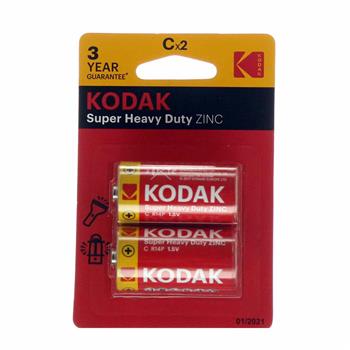 Kodak Zinc Batteri C - 2 Pack