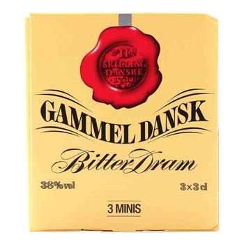 Gammel Dansk 38% 3x0,03 l.