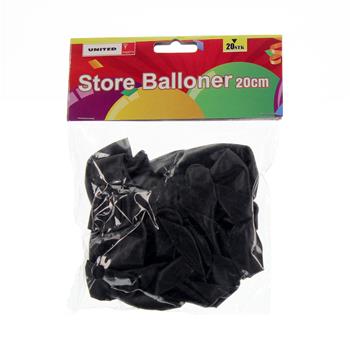 Balloner Store 20 stk. - sorte