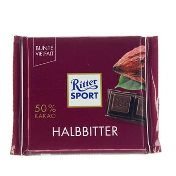 Ritter Sport Mørk 50% 100 g