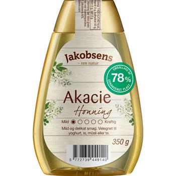 Jakobsens akacie honning 350 g.