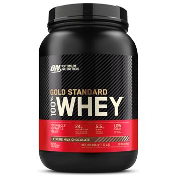 Optimum Nutrition 100% Whey Gold Mælkechokolade 896g