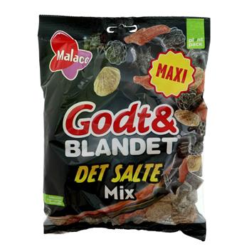 Malaco Godt & Blandet Det Salte Mix 325 g.
