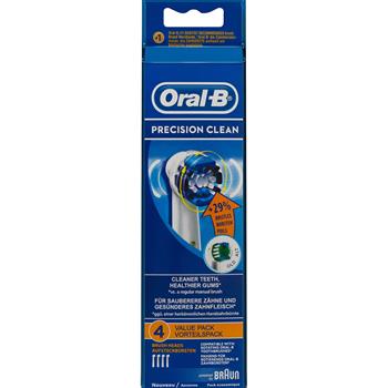 Oral B Precision Clean tandbørstehoved 4-pak