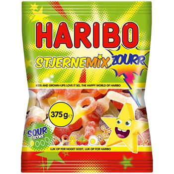 Haribo Stjerne Mix Zourr 375 g
