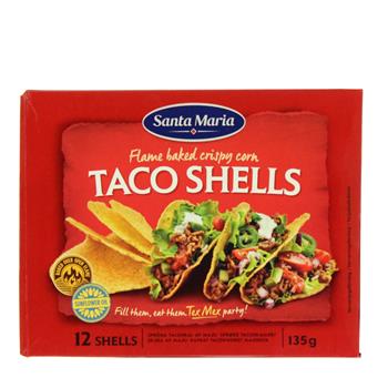 Santa Maria Tex Mex Taco Shells 135 g