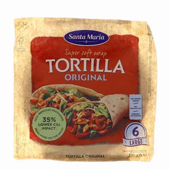 Santa Maria Tex Mex Tortilla Wrap 6 Stk 371 g