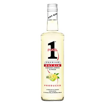 No.1 Premium Dry Gin Elderflower Citrus 37,5% 1 l.