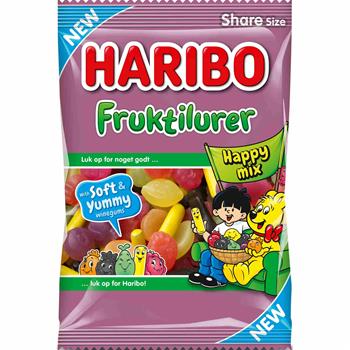Haribo Fruktilurer Happy Mix 375 g.