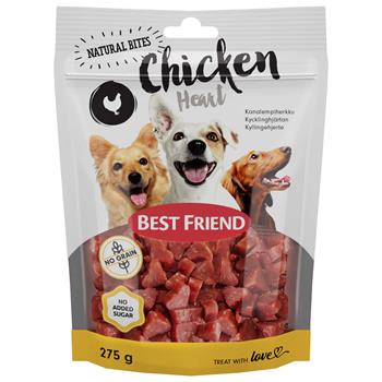 Best Friend Natural Bites Chicken Heart 275g
