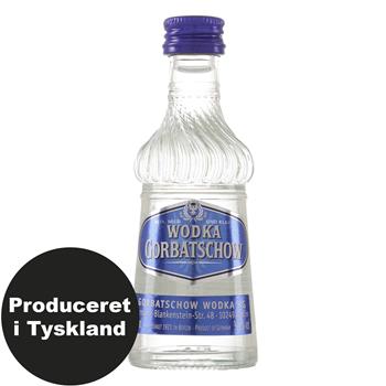 Gorbatschow Vodka Miniatureflaske 37,5% 0,04 l.
