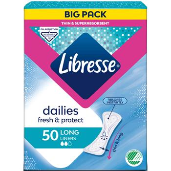 Libresse Trusseindlæg Long Liners Big Pack 50 stk.