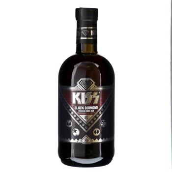 Kiss Black Diamond Premium Dark Rum 40% 0,5 l.