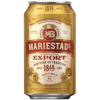 Mariestads Export 5,3% 24x0,33 l.