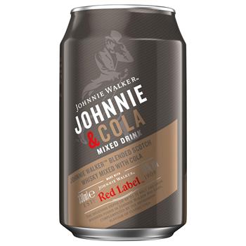 Johnnie Walker Red & Cola 0,33l+pant