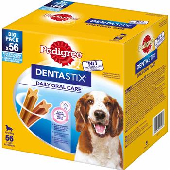 bøf Overlevelse Rengør rummet Pedigree Dentastix Til Mellem Hunde 56 Stk - Grænsehandel til billige priser