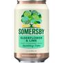 Somersby Elderflower Lime - 4,5% cider, 24x33cl dåse