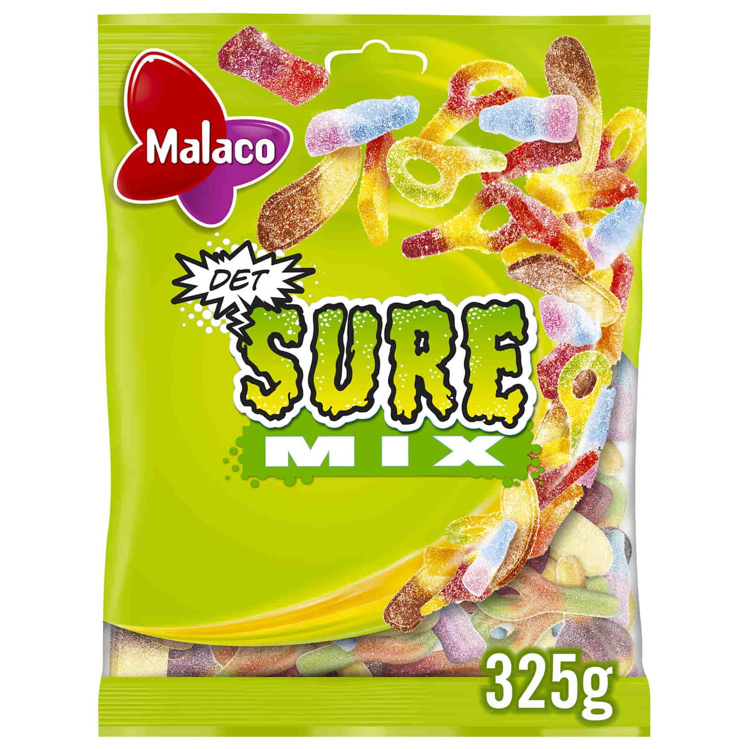 Malaco Godt Blandet Det Sure Mix 325 g. - til priser