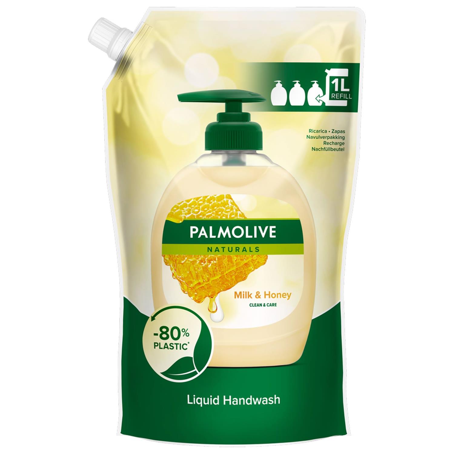vores Tegne liv Palmolive fl. håndsæbe M&H Refill 1000 ml - Grænsehandel til billige priser