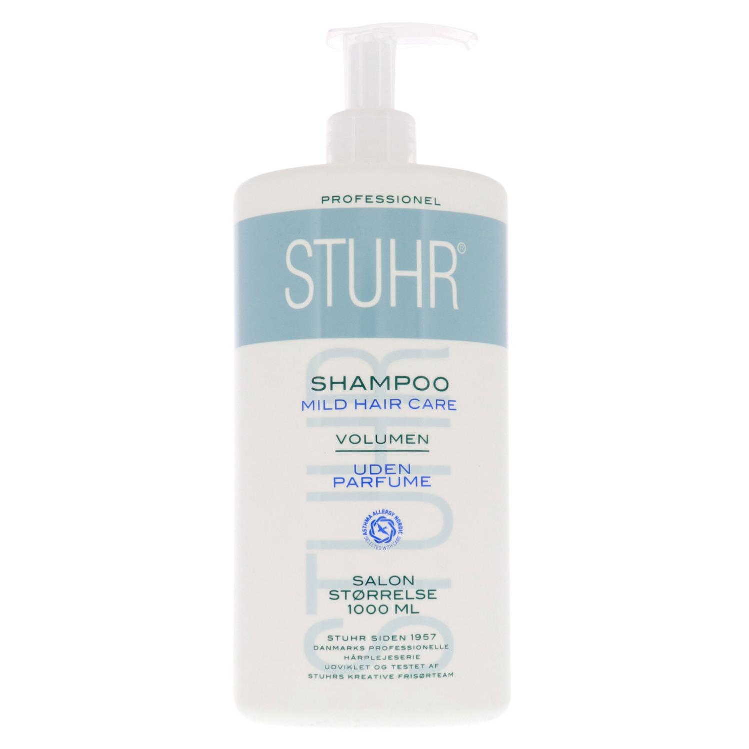 Ed forvrængning Kejser STUHR Mild Hair Care Shampoo Volume 1000 ml. - Grænsehandel til billige  priser