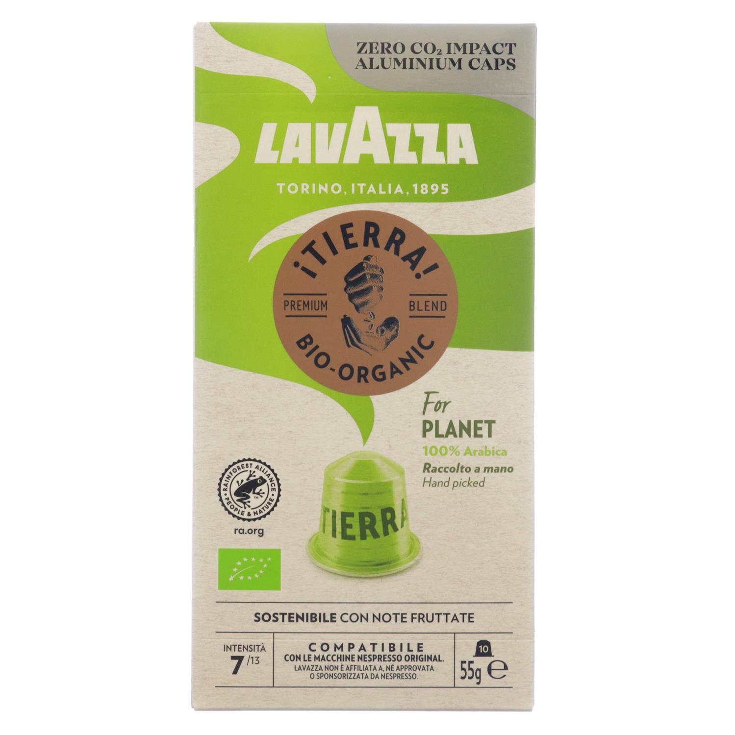 samtale Underholde Bliv klar Lavazza Tierra Planet Øko kaffekapsler 10 stk. - Grænsehandel til billige  priser