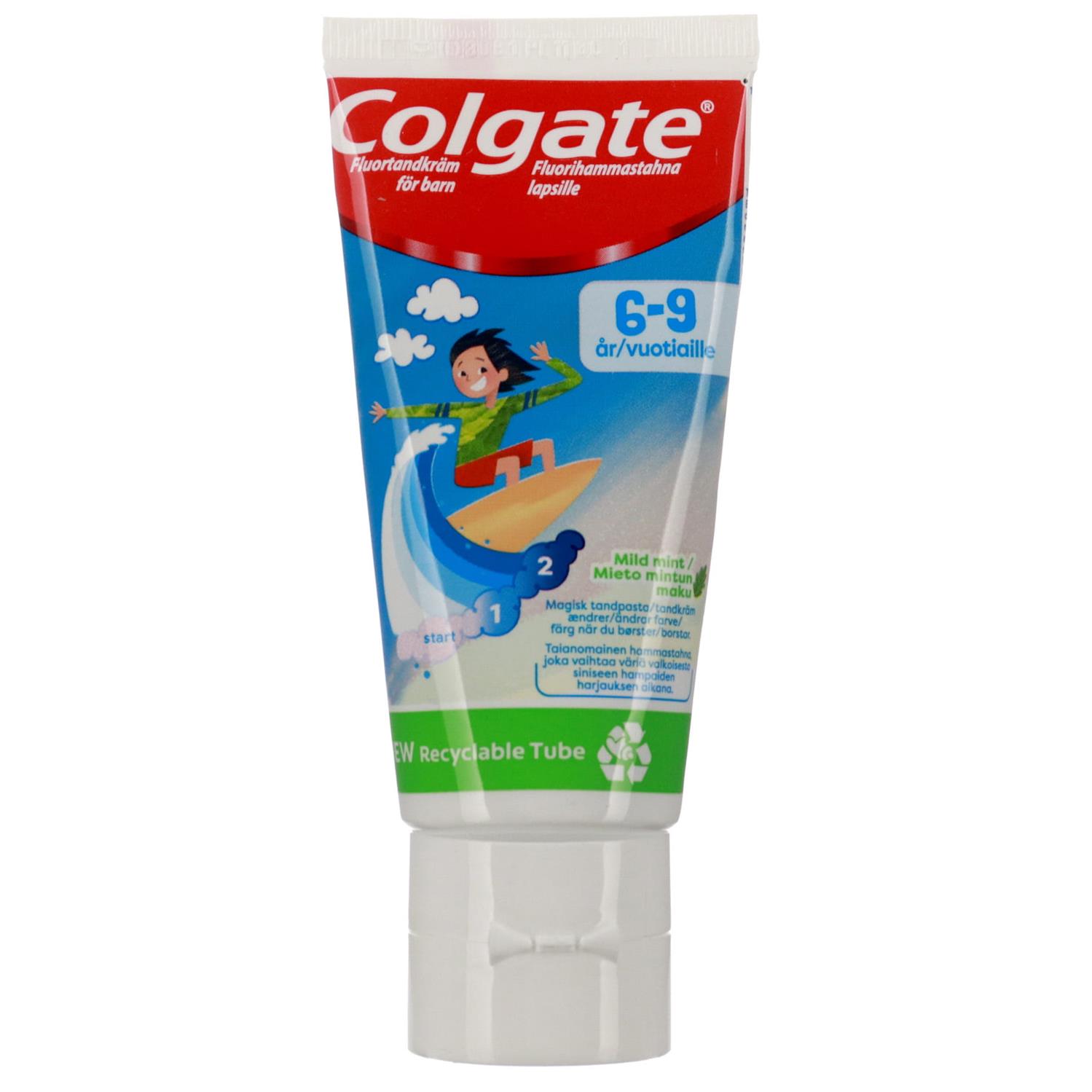 obligatorisk initial Krydret Colgate Tandpasta Kids 6+ Training - Grænsehandel til billige priser