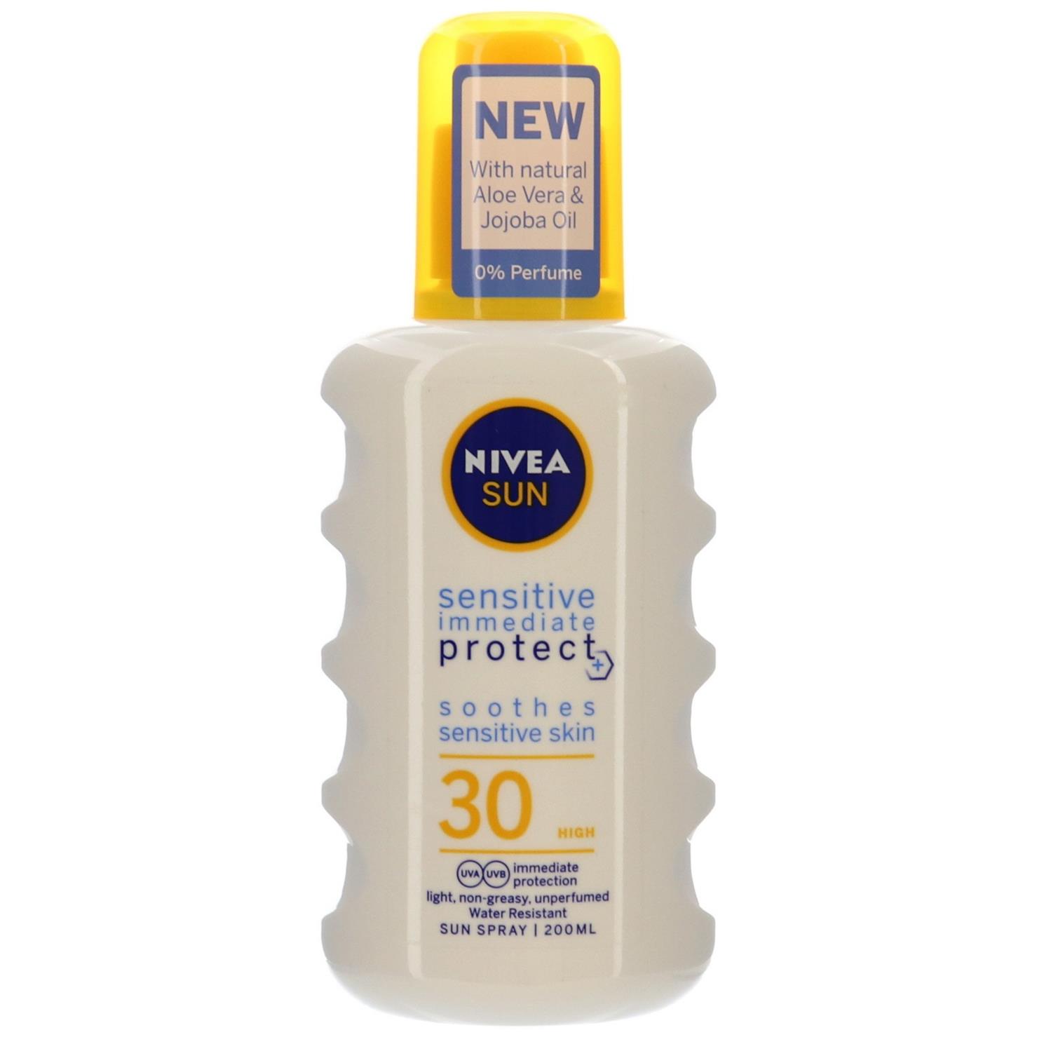 Nivea Sensitive Soothing Spray SPF 30 200 ml. - Grænsehandel til billige