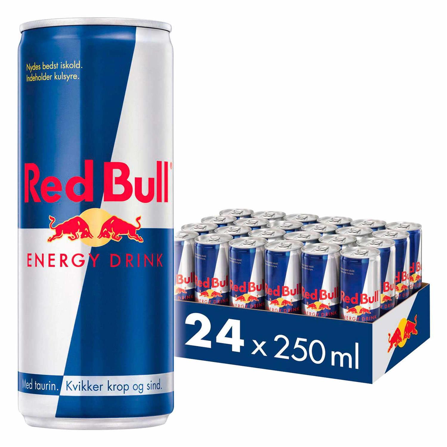 Lil Boghandel bundt Red Bull 24x0,25 l. - Grænsehandel til billige priser